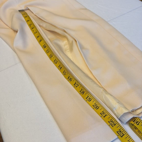 Papell Boutique Evening dress floor length short sleeves lined long slit Size 8P - Picture 6 of 16